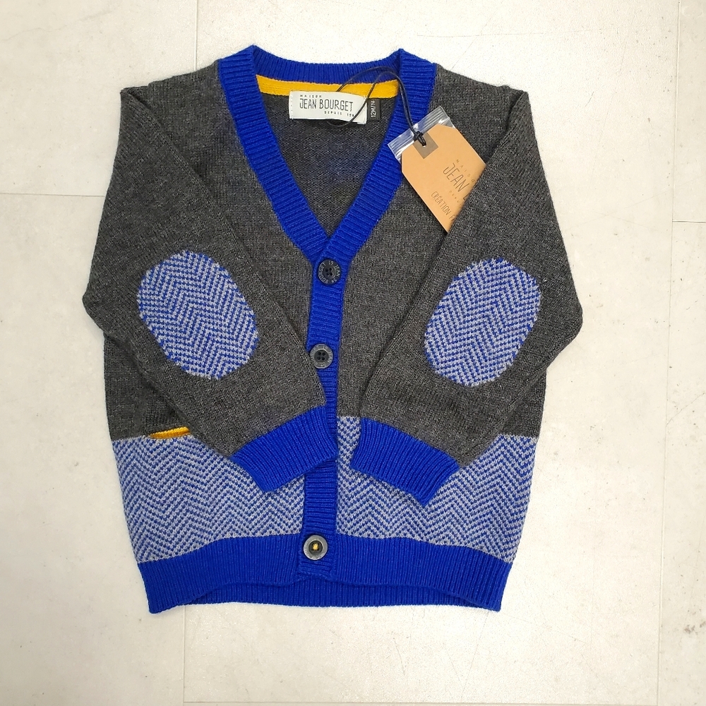 Jean Bourgeois 12M buttoned cardigan